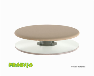 Deska Rotacyjna do Terapii Integracji Sensorycznej ø50 cm wariant "Pastelowy"