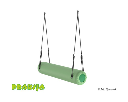 Huśtawka terapeutyczna typu "Konik okrągły" - 140 cm - wariant "Pastelowy" - Praksja
