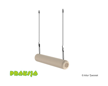 Huśtawka terapeutyczna typu "Konik okrągły jednolinowy" 120 cm - wariant "Pastelowy" - Praksja