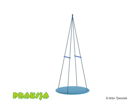 Huśtawka terapeutyczna typu "Platforma okrągła" ø80 cm - Praksja