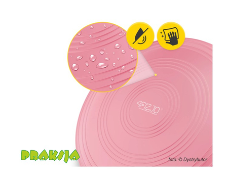 Dysk sensomotoryczny ∅33 cm  - różowy - 4Fizjo®