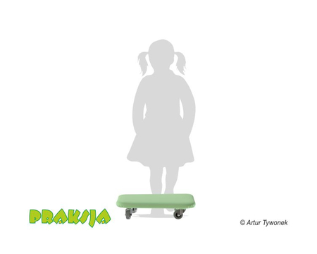 Deskorolka terapeutyczna 36x46 cm - trapezowa - Praksja