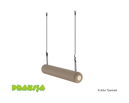 Huśtawka terapeutyczna typu "Konik okrągły jednolinowy" 120 cm -  wariant "Pastelowy" - Praksja