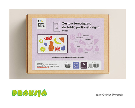 Zestaw tematyczny Nr 4 - "Owoce"