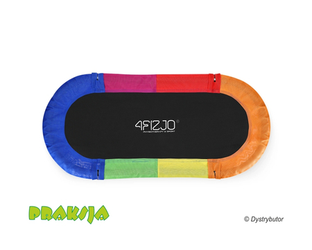 Huśtawka typu "Bocianie gniazdo", pełna - wielobarwna - 165x75 cm - 4Fizjo®