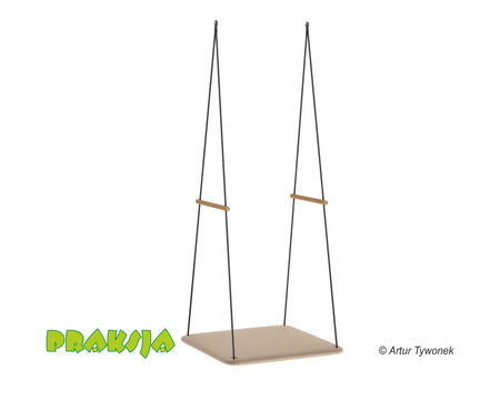Huśtawka terapeutyczna typu "Platforma kwadratowa" 70x70 cm - wariant pastelowy - Praksja