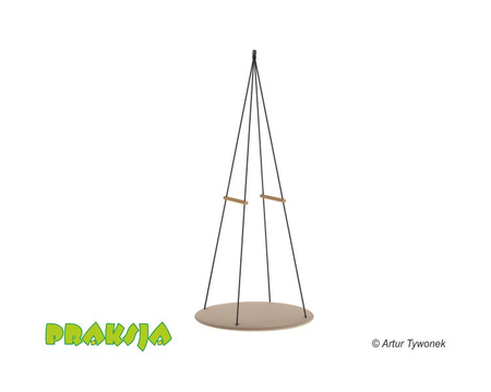 Huśtawka terapeutyczna typu "Platforma okrągła" ø80 cm - wariant "Pastelowy" - Praksja