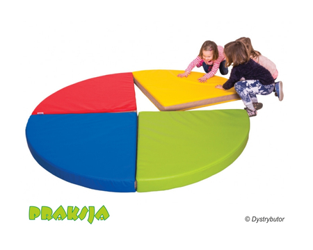 Materac - 1/4 Koła - 90x90x10 cm - Edufit