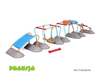 Duży Zestaw "Mini Parkour" - Gonge®