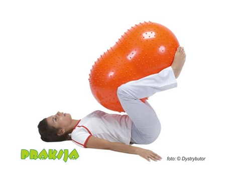 Piłka rehabilitacyjna typu "Orzeszek" z wypustkami 50x80 cm Sens' o' Roll - Gymnic®