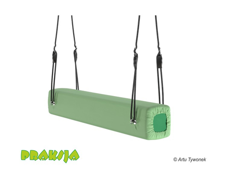 Huśtawka terapeutyczna typu "Konik kwadratowy" 120 cm - wariant "Pastelowy" - Praksja