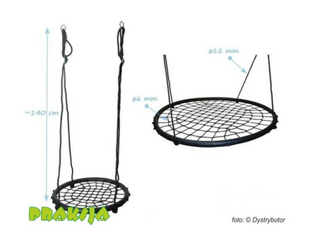 Huśtawka typu "Bocianie gniazdo" ø120 cm