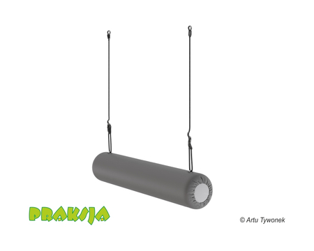 Huśtawka terapeutyczna typu "Konik okrągły jednolinowy" 140 cm - wariant "Pastelowy" - Praksja
