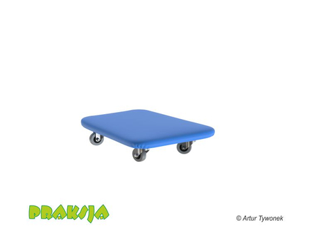 Deskorolka terapeutyczna 36x46 cm - trapezowa - Praksja