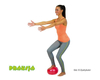 Piłka miękka Softgym - Overball - żółta - Ø23 cm - Gymnic ®