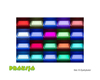 Kolorowy Podświetlany panel LED A2 - Tickit®