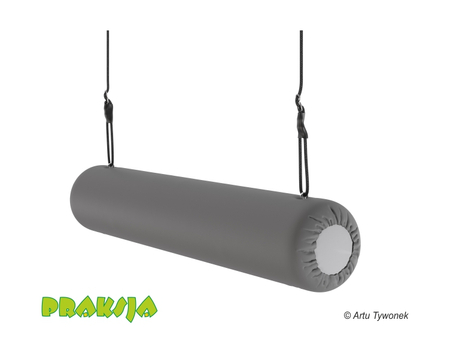 Huśtawka terapeutyczna typu "Konik okrągły jednolinowy" 140 cm - wariant "Pastelowy" - Praksja