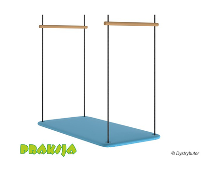 Huśtawka terapeutyczna typu "Platforma" 100x50 cm - wariant "Pastelowy" - Praksja
