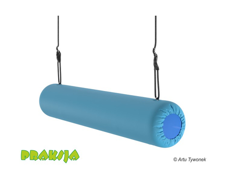 Huśtawka terapeutyczna typu "Konik okrągły jednolinowy" 140 cm - wariant "Pastelowy" - Praksja