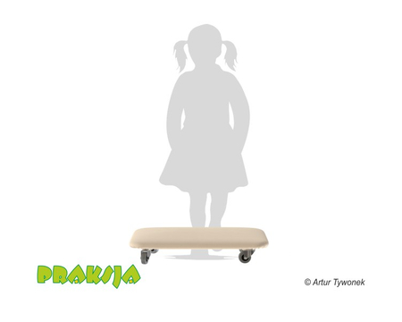 Deskorolka terapeutyczna 40x60 cm  wariant "Pastelowy" - Praksja