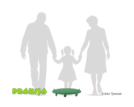 Deskorolka terapeutyczna - okrągła - ø62 cm - Praksja