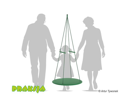 Huśtawka terapeutyczna typu "Platforma okrągła" ø80 cm - Praksja