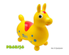 Skoczek - Konik "Rody" - żółty - Gymnic®