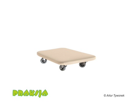 Deskorolka terapeutyczna 36x46 cm - trapezowa - wariant "Pastelowy"  Praksja