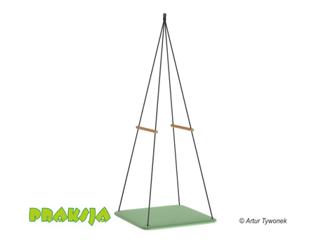 Huśtawka terapeutyczna typu "Platforma kwadratowa" 70x70 cm - wariant pastelowy - Praksja
