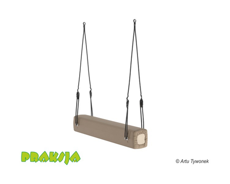 Huśtawka terapeutyczna typu "Konik kwadratowy" 120 cm - wariant "Pastelowy" - Praksja