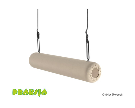 Huśtawka terapeutyczna typu "Konik okrągły jednolinowy" 120 cm - wariant "Pastelowy" - Praksja
