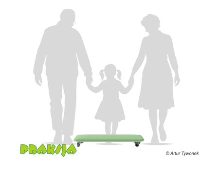 Deskorolka terapeutyczna 40x90 cm - Praksja