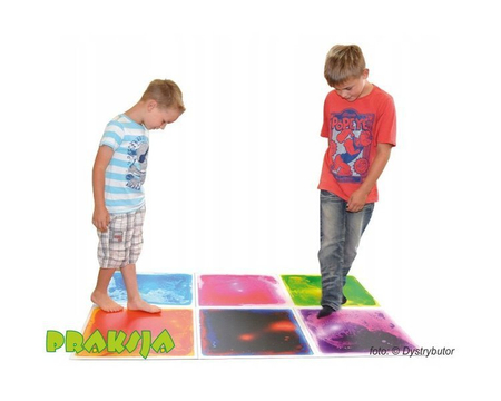 Kolorowe panele sensoryczne 50 x 50 cm  /6 szt./