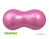 Piłka rehabilitacyjna PEANUT AIR BALL - różowa - 45x90 cm z pompką - 4Fizjo®