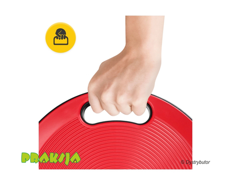 Dysk do balansowania - na półkuli - czerwony - 4Fizjo®