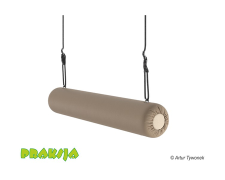 Huśtawka terapeutyczna typu "Konik okrągły jednolinowy" 120 cm -  wariant "Pastelowy" - Praksja