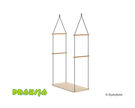 Huśtawka terapeutyczna typu "Platforma" 100x50 cm - wariant "Pastelowy" - Praksja