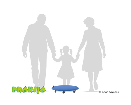 Deskorolka terapeutyczna - okrągła - ø62 cm - Praksja