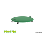Deskorolka terapeutyczna - okrągła - ø62 cm - Praksja