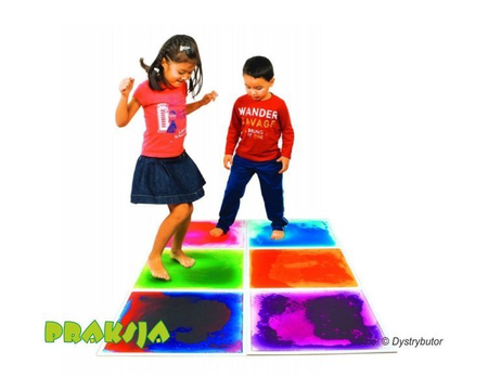 Kolorowe panele sensoryczne 50 x 50 cm  /6 szt./