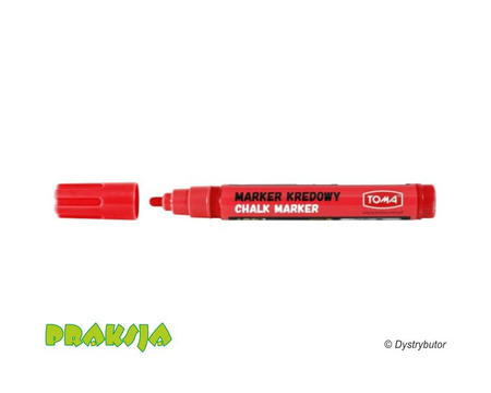 Zestaw markerów kredowych do świecących tablic - 6 szt. - Toma®