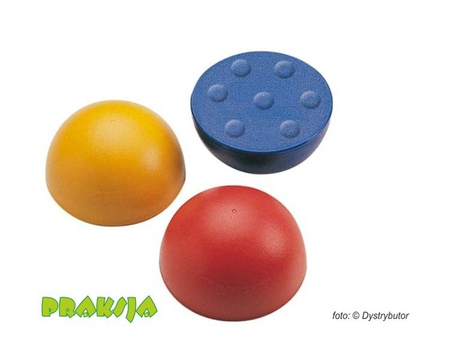 Półkule sensoryczno-równoważne - "Kamienne półkule" - Gonge® - 6 szt.