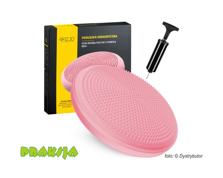 Dysk sensomotoryczny ∅33 cm  - różowy - 4Fizjo®