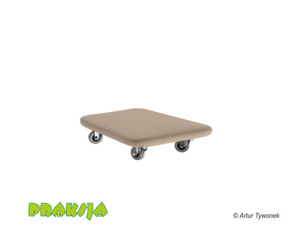 Deskorolka terapeutyczna 36x46 cm - trapezowa - wariant "Pastelowy"  Praksja