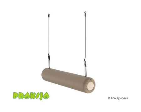 Huśtawka terapeutyczna typu "Konik okrągły jednolinowy" 140 cm - wariant "Pastelowy" -Praksja